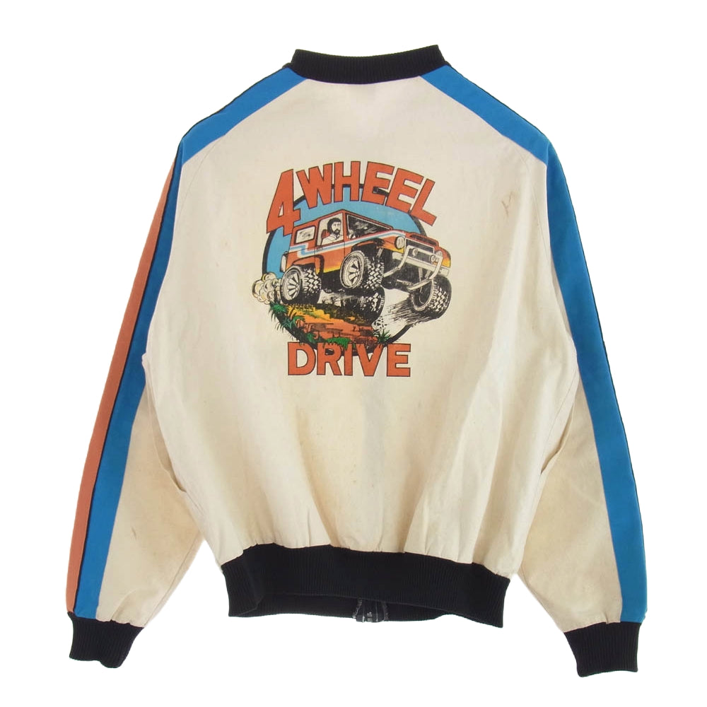 ヴィンテージ FOX SPORTS WEAR フルジップ ブルゾン ジャケット ベージュ系 16【中古】