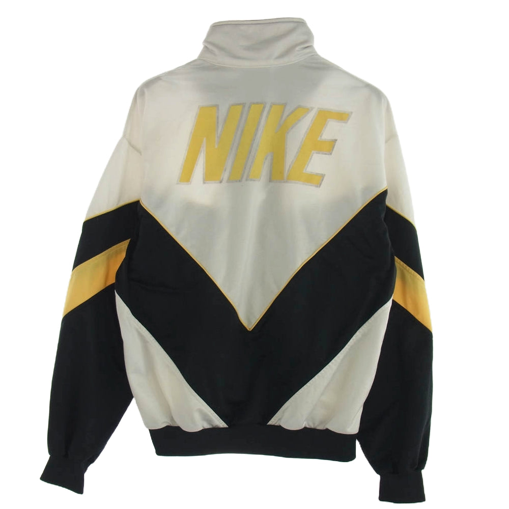 NIKE ナイキ 90s 銀タグ トラックジャケット ジャージトップ ホワイト系 ブラック系 L【中古】