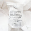 MAISON MARGIELA メゾンマルジェラ 12SS S30GC9996 Calendar tag back print T-shirt カレンダータグ バックプリント Tシャツ ホワイト系 M【中古】