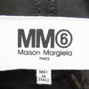 MAISON MARGIELA メゾンマルジェラ 20SS S52LA0124 MM6 エムエムシックス スリム ストレート コーティング パンツ ブラック系 38【中古】