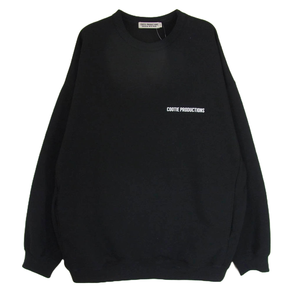 COOTIE クーティー Dry Tech Sweat Crew ドライ テック スウェット クルーネック プルオーバー ブラック系 L【中古】