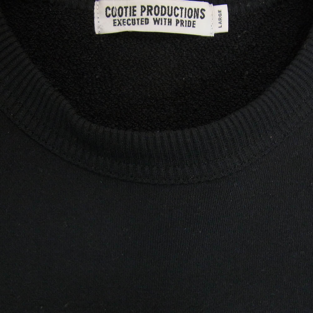 COOTIE クーティー Dry Tech Sweat Crew ドライ テック スウェット クルーネック プルオーバー ブラック系 L【中古】