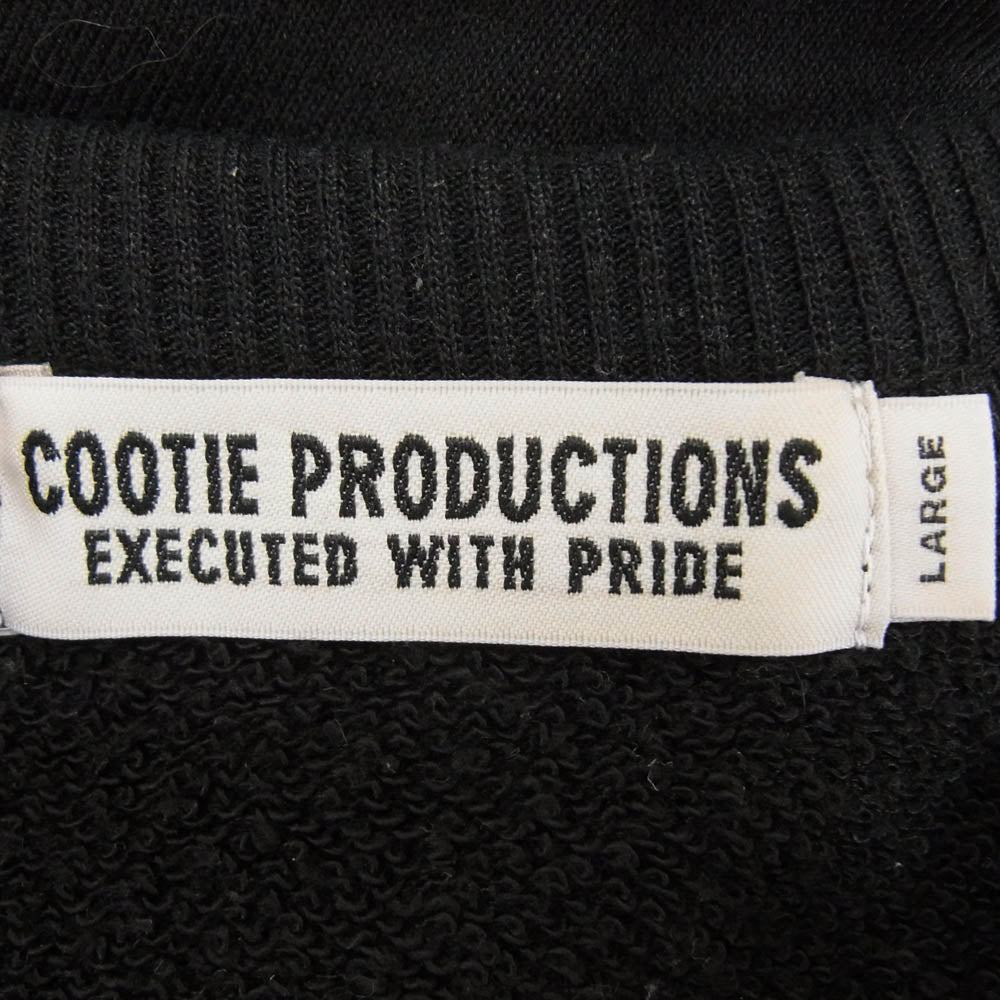 COOTIE クーティー Dry Tech Sweat Crew ドライ テック スウェット クルーネック プルオーバー ブラック系 L【中古】