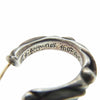 CHROME HEARTS クロムハーツ（原本無） HOOP SCROOL スクロール フープ ピアス シルバー系【中古】
