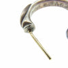 CHROME HEARTS クロムハーツ（原本無） HOOP SCROOL スクロール フープ ピアス シルバー系【中古】