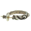 CHROME HEARTS クロムハーツ（原本無） HOOP SCROOL スクロール フープ ピアス シルバー系【中古】