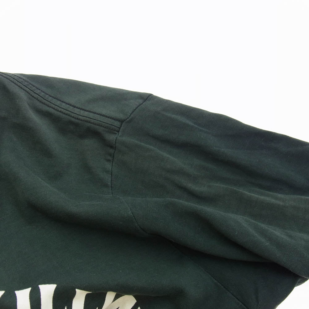 HYSTERIC GLAMOUR ヒステリックグラマー フロントプリント ロングスリーブ カットソー 長袖 ブラック系 S【中古】