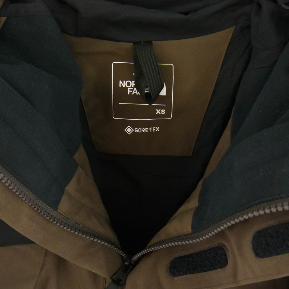 THE NORTH FACE ノースフェイス NP61800 Mountain Jacket GORE TEX マウンテン ジャケット ゴアテックス マウンテンパーカー ブラウン系 XS【中古】