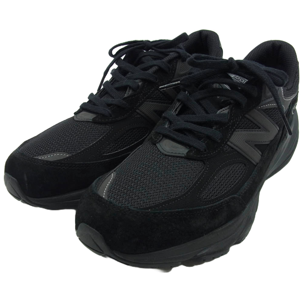 NEW BALANCE ニューバランス U990BB6 TRIPLE BLACK トリプルブラック スエード ローカット スニーカー ブラック系 28.5cm【極上美品】【中古】