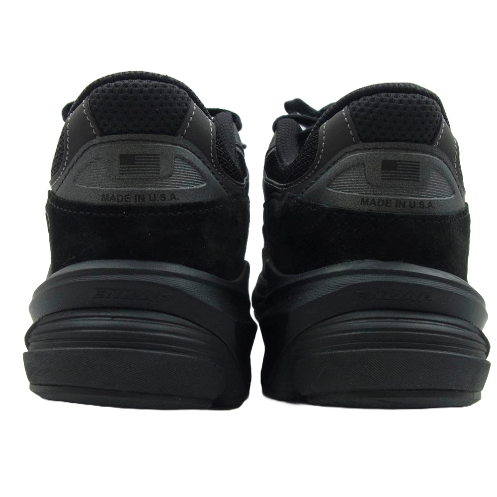 NEW BALANCE ニューバランス U990BB6 TRIPLE BLACK トリプルブラック スエード ローカット スニーカー ブラック系 28.5cm【極上美品】【中古】