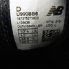 NEW BALANCE ニューバランス U990BB6 TRIPLE BLACK トリプルブラック スエード ローカット スニーカー ブラック系 28.5cm【極上美品】【中古】