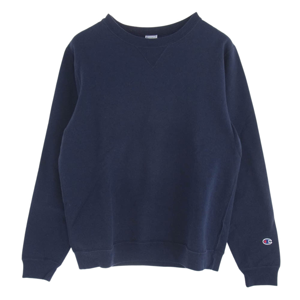 Champion チャンピオン USA製 9oz 現行 クルー スウェット ネイビー系 M【中古】