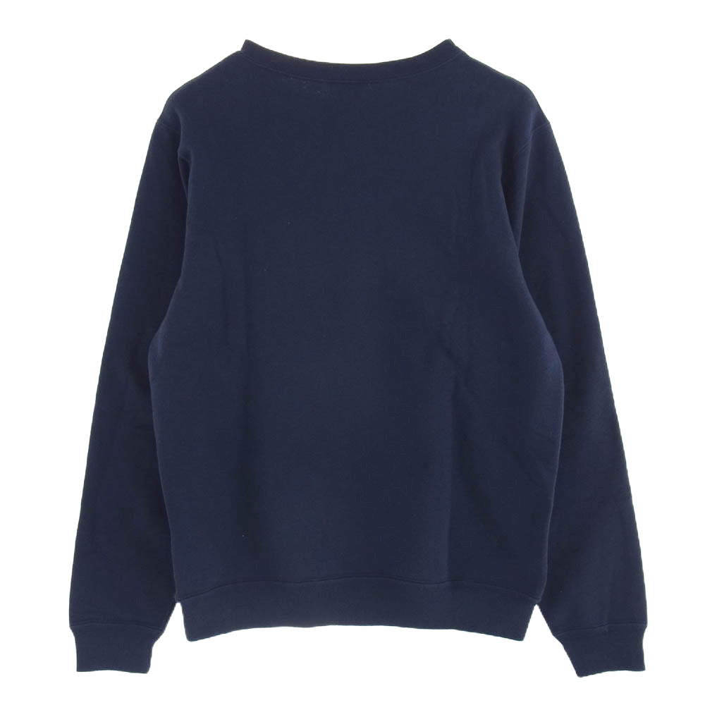 Champion チャンピオン USA製 9oz 現行 クルー スウェット ネイビー系 M【中古】