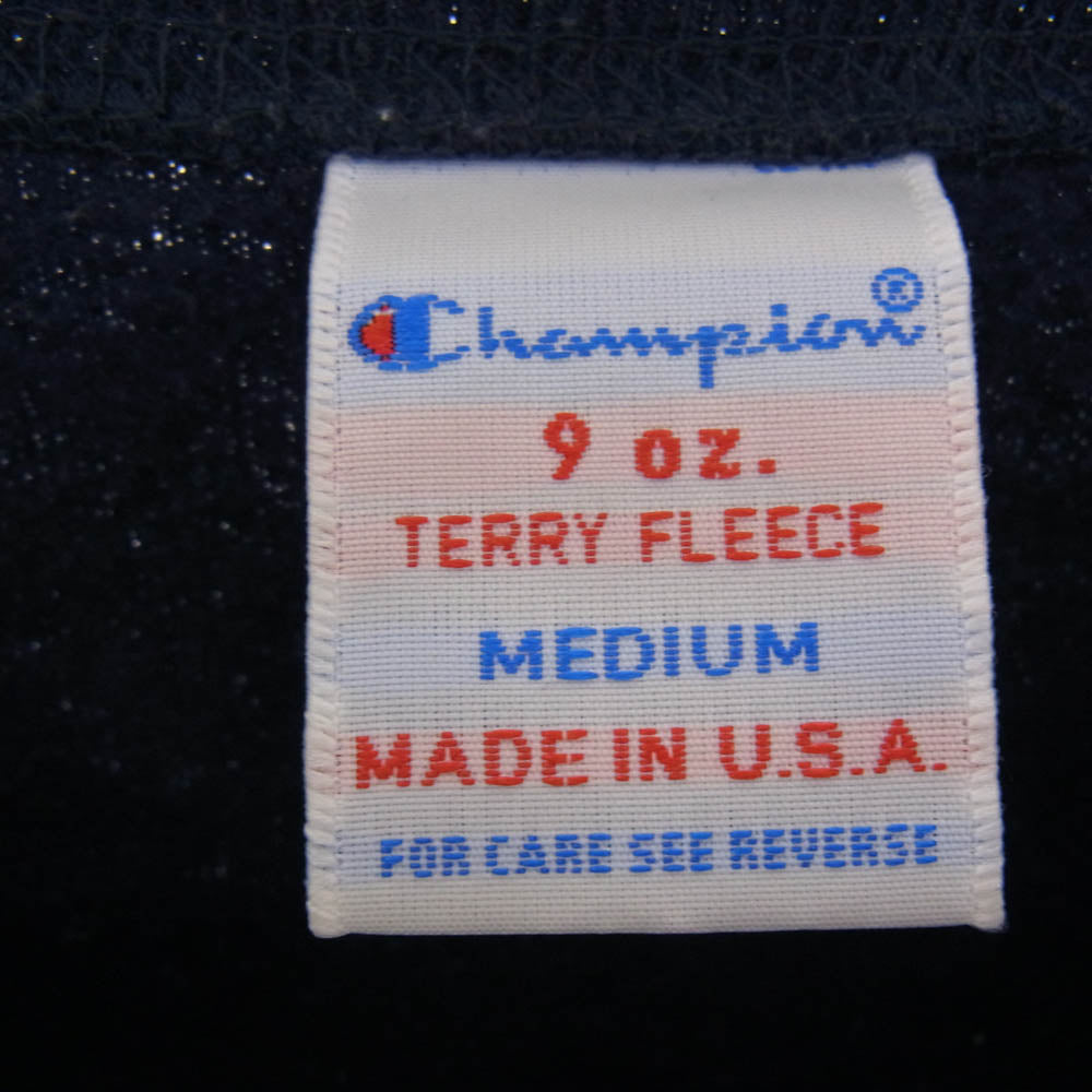 Champion チャンピオン USA製 9oz 現行 クルー スウェット ネイビー系 M【中古】