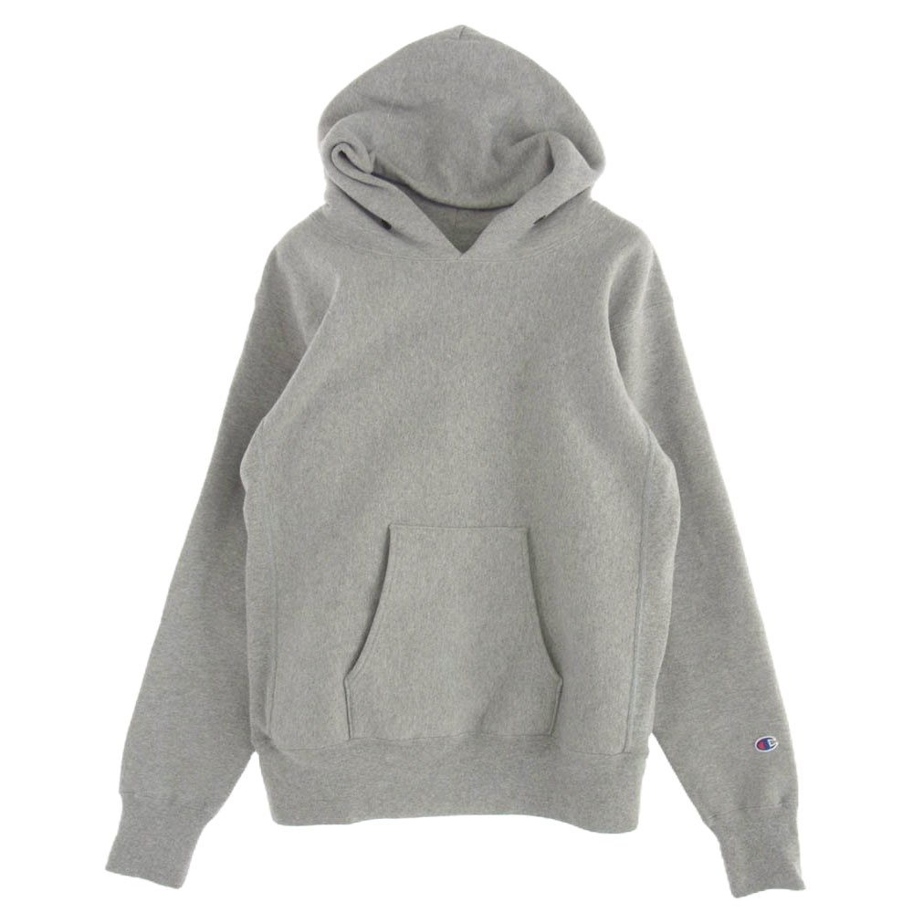 Champion チャンピオン USA製 赤タグ 復刻 リバースウィーブ フーデッド スウェット シャツ パーカー XL グレー系 XL【中古】