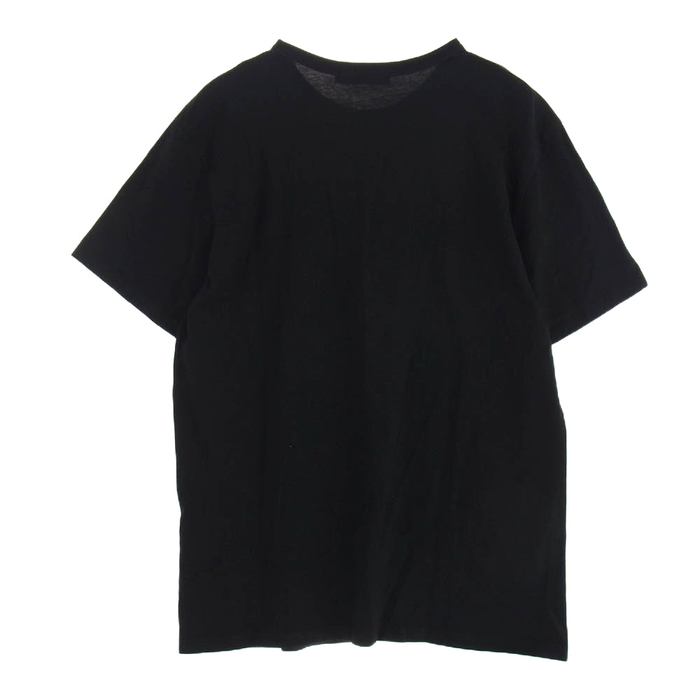 MAISON KITSUNE メゾンキツネ GU00154KJ0010 チラックス フォックス 刺? Tシャツ 半袖 カットソー ブラック系 XL【中古】