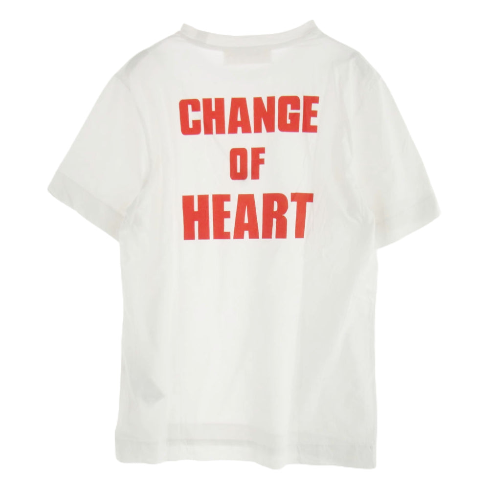 アリクス CHANGE OF HEART ロゴプリント 半袖 クルーネック Tシャツ カットソー ホワイト系 M【中古】
