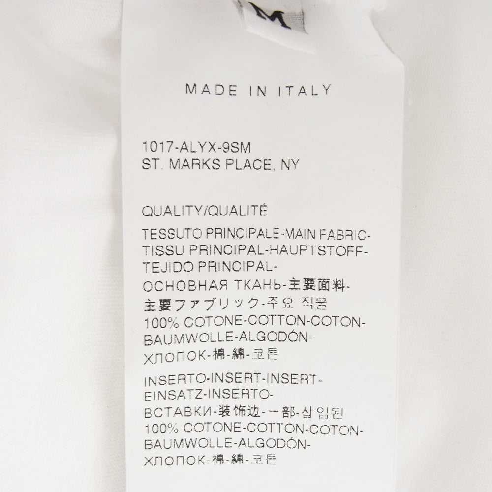 アリクス CHANGE OF HEART ロゴプリント 半袖 クルーネック Tシャツ カットソー ホワイト系 M【中古】