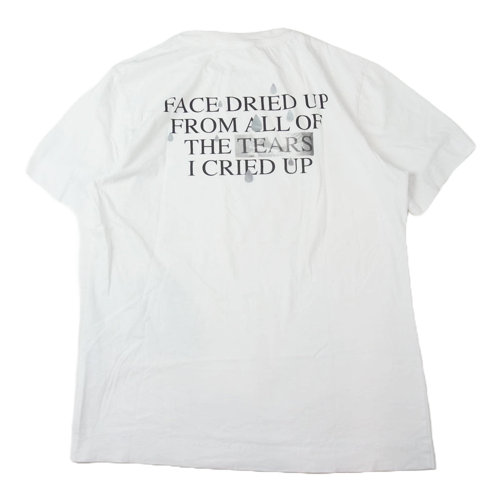 アリクス THE TEARS ロゴプリント 半袖 クルーネック Tシャツ カットソー ホワイト系 L【中古】