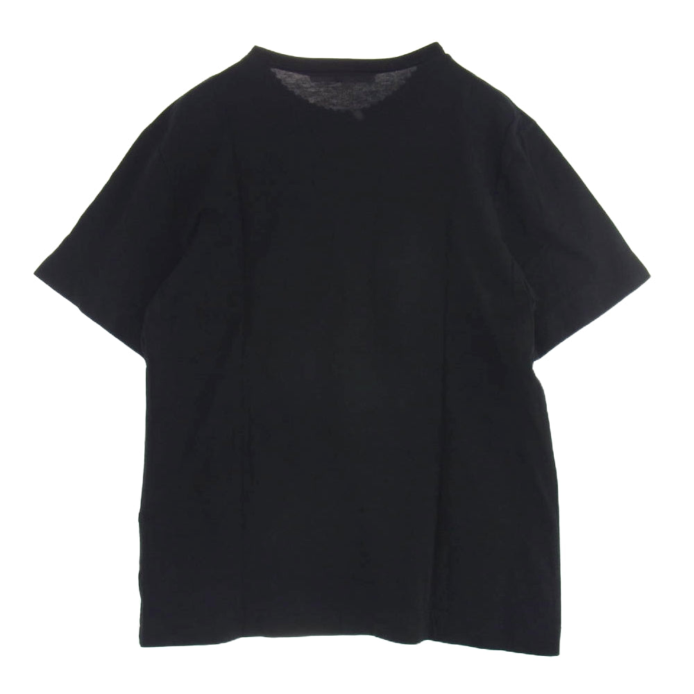 アリクス スタッズ ネックビーズ付き ロゴプリント 半袖 クルーネック Tシャツ カットソー ブラック系 L【中古】