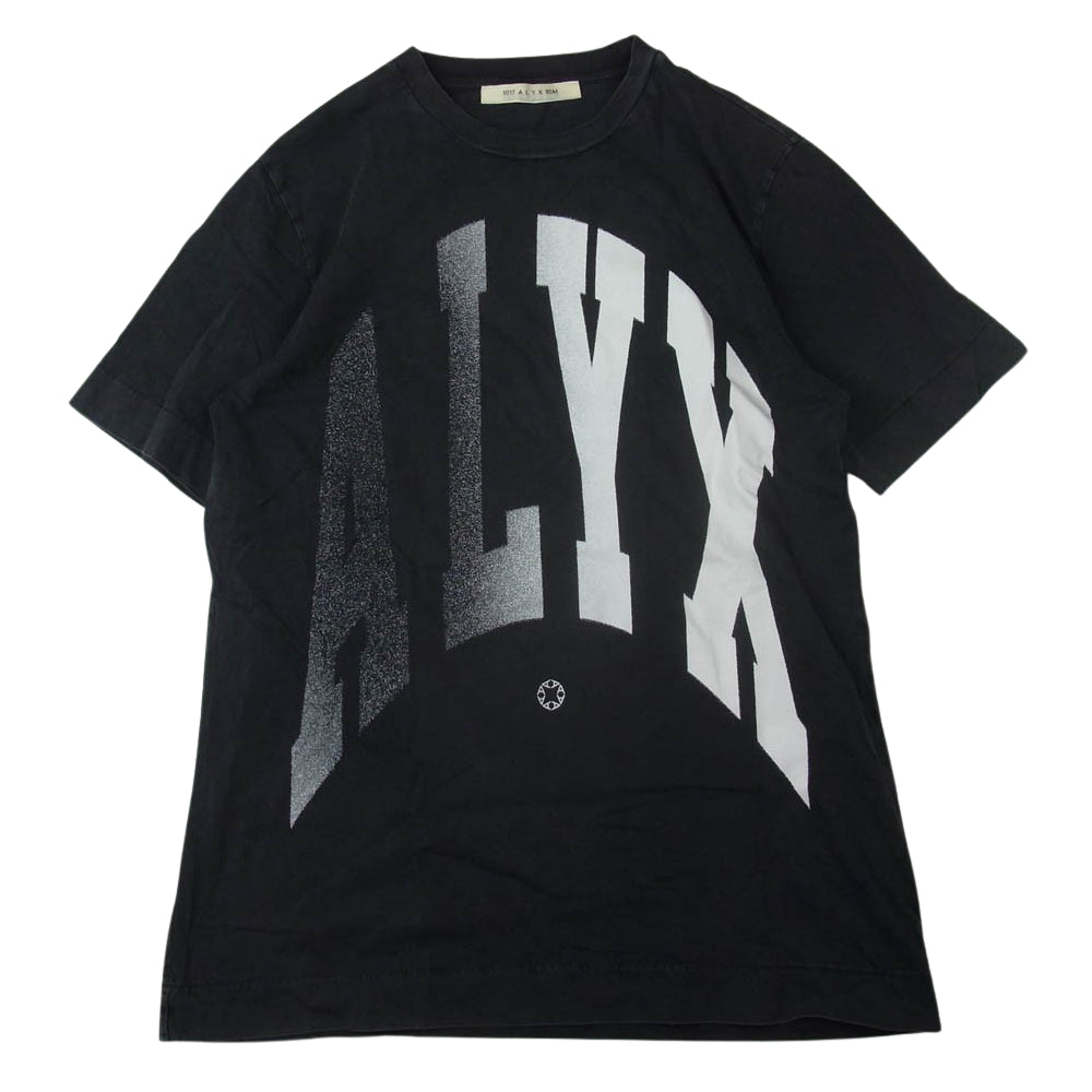 アリクス AAUPA0279FA01 LOGO PRINT GRAPHIC T-SHIRT グラフィック ロゴプリント 半袖 クルーネック Tシャツ カットソー ブラック系 L【中古】