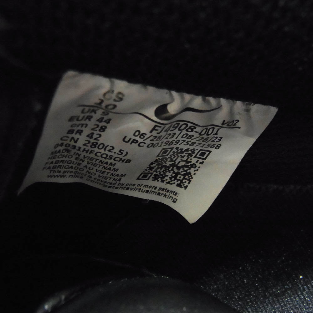 NIKE ナイキ FJ4908-001 1017 ALYX 9SM Air Force 1 Low アリクス エアフォース ローカット スニーカー ブラック系 28cm【中古】