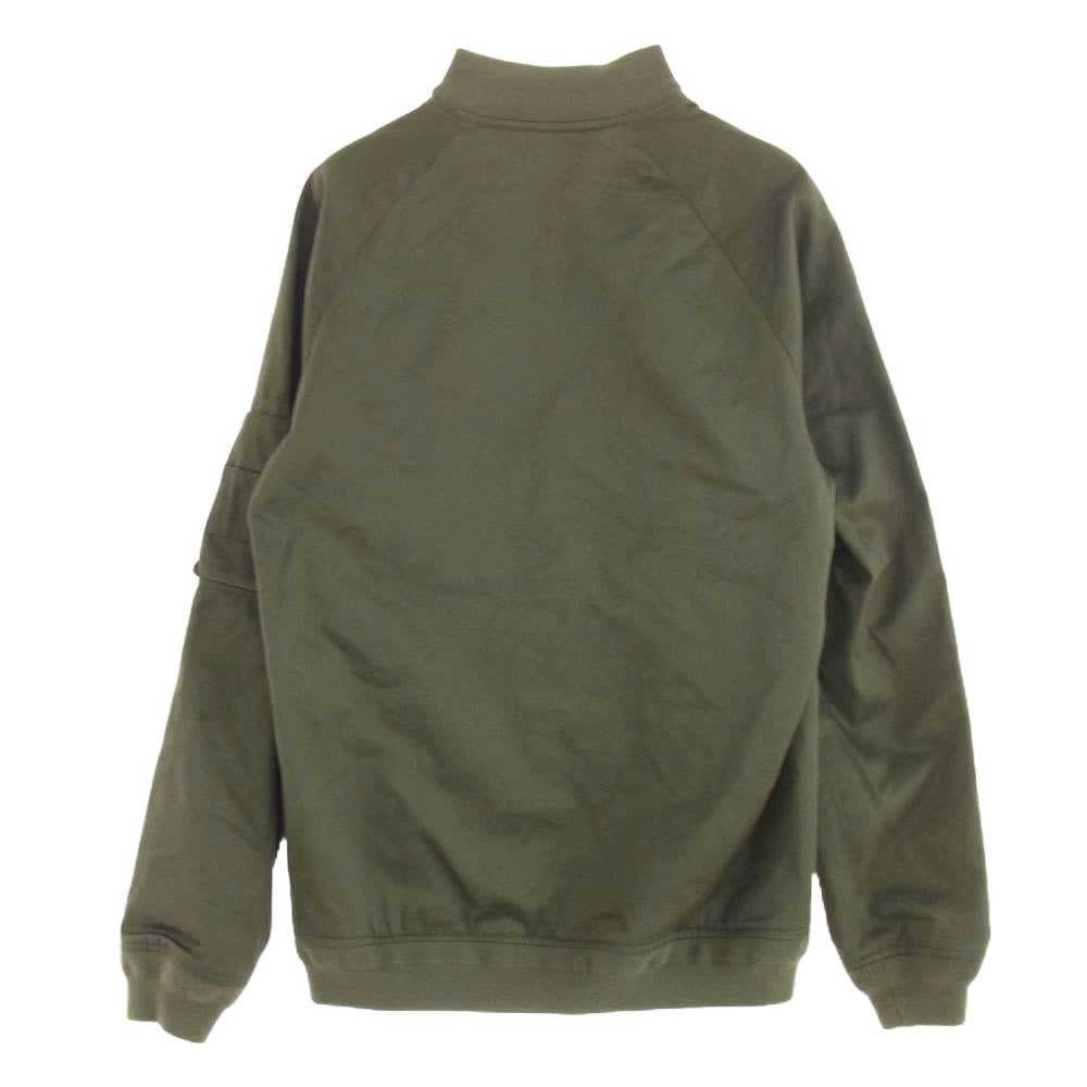 A.P.C. アーペーセー RUE MADAME PARIS 裏地チェック ブルゾン フライト ボマー ジャケット カーキ系 XS【中古】