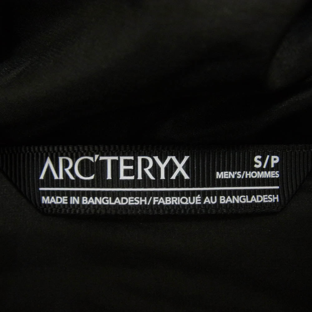 ARC'TERYX アークテリクス 24SS ATOM HOODY M アトム フーディ 中綿 ジャケット ブラック系 S【美品】【中古】