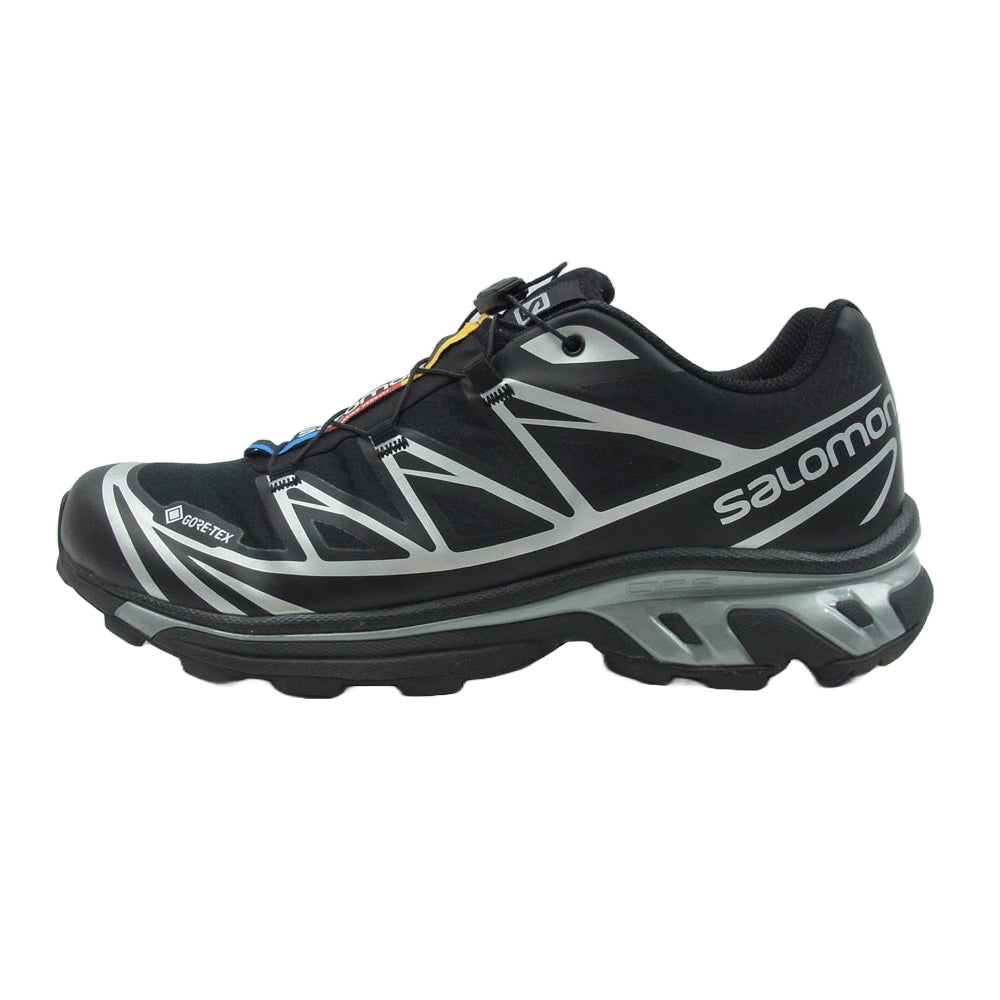 salomon サロモン 474506 XT-6 GTX GORE-TEX Black Footwear Silver ゴアテックス ブラック フットウェアシルバー スニーカー ブラック系 27.5cm【中古】