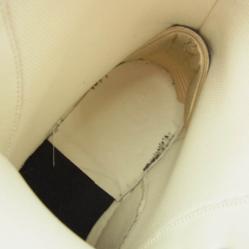 LOUIS VUITTON ルイ・ヴィトン 22AW D1 262 LV バロックライン モノグラムフラワー エナメル レースアップ レザーブーツ ホワイト系 7【中古】