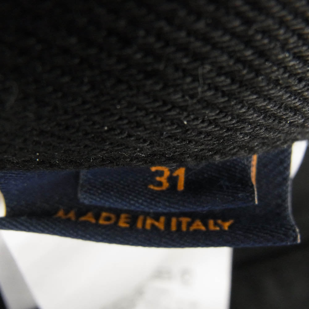 LOUIS VUITTON ルイ・ヴィトン 22AW HND10W イタリア製 ヴァージル・アブロー期 RM222M OK4 モノグラムディテール カーペンター デニムパンツ ブラック系 31【中古】