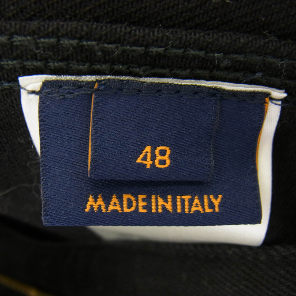 LOUIS VUITTON ルイ・ヴィトン 22AW 1AA4OF イタリア製 ヴァージル・アブロー期 モノグラム ディテール フーデッド デニム ジャケット フルジップ デニムフーディ ブラック系 48【中古】