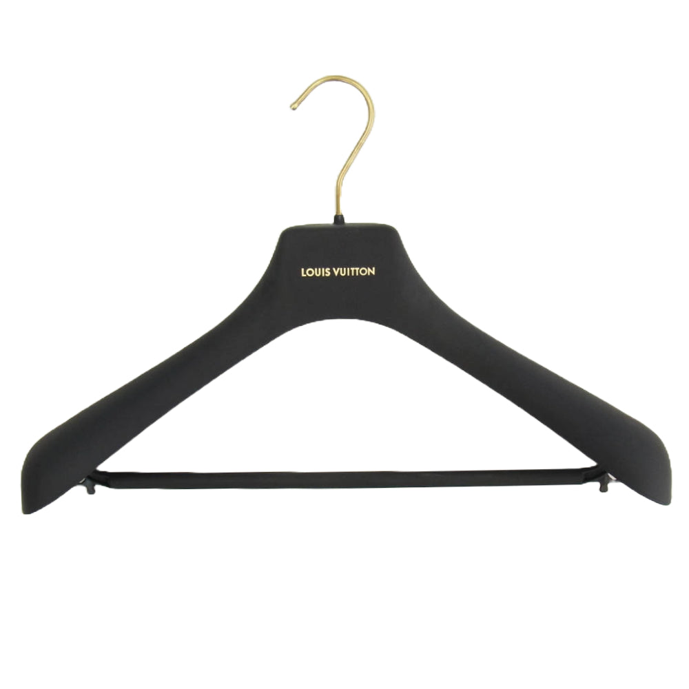 LOUIS VUITTON ルイ・ヴィトン 21AW HLL83E イタリア製 ヴァージル・アブロー期 RM212 ZCZ LV エンブロイダリー レザー ボンバージャケット ブラック系 46【中古】