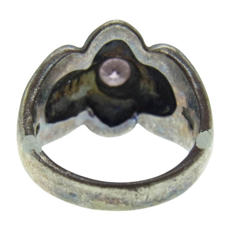 ROYAL ORDER ロイヤルオーダー FOREVER W / CRYSTAL PINK フォーエバー リング クリスタルピンク シルバー系 13号【中古】