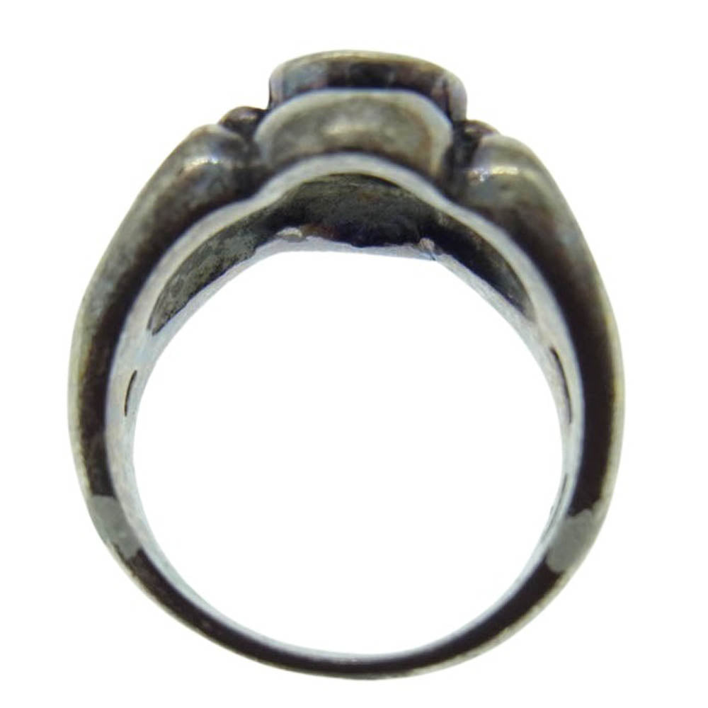 ROYAL ORDER ロイヤルオーダー FOREVER W / CRYSTAL PINK フォーエバー リング クリスタルピンク シルバー系 13号【中古】