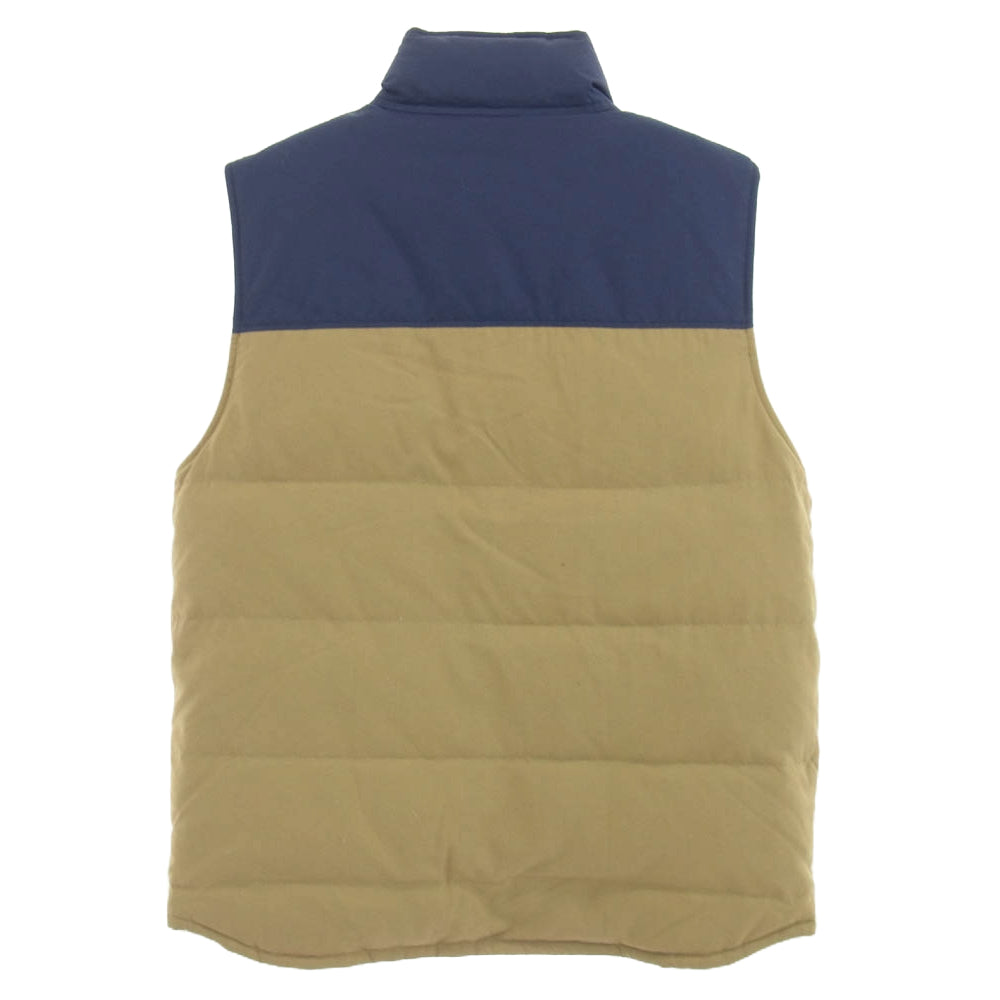 patagonia パタゴニア 17AW 27587 17年製 Reversible Bivy Down Vest リバーシブル ビビー ダウン ベスト ネイビー系 ベージュ系【中古】