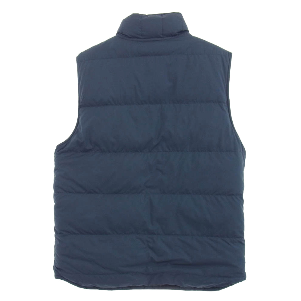 patagonia パタゴニア 17AW 27587 17年製 Reversible Bivy Down Vest リバーシブル ビビー ダウン ベスト ネイビー系 ベージュ系【中古】