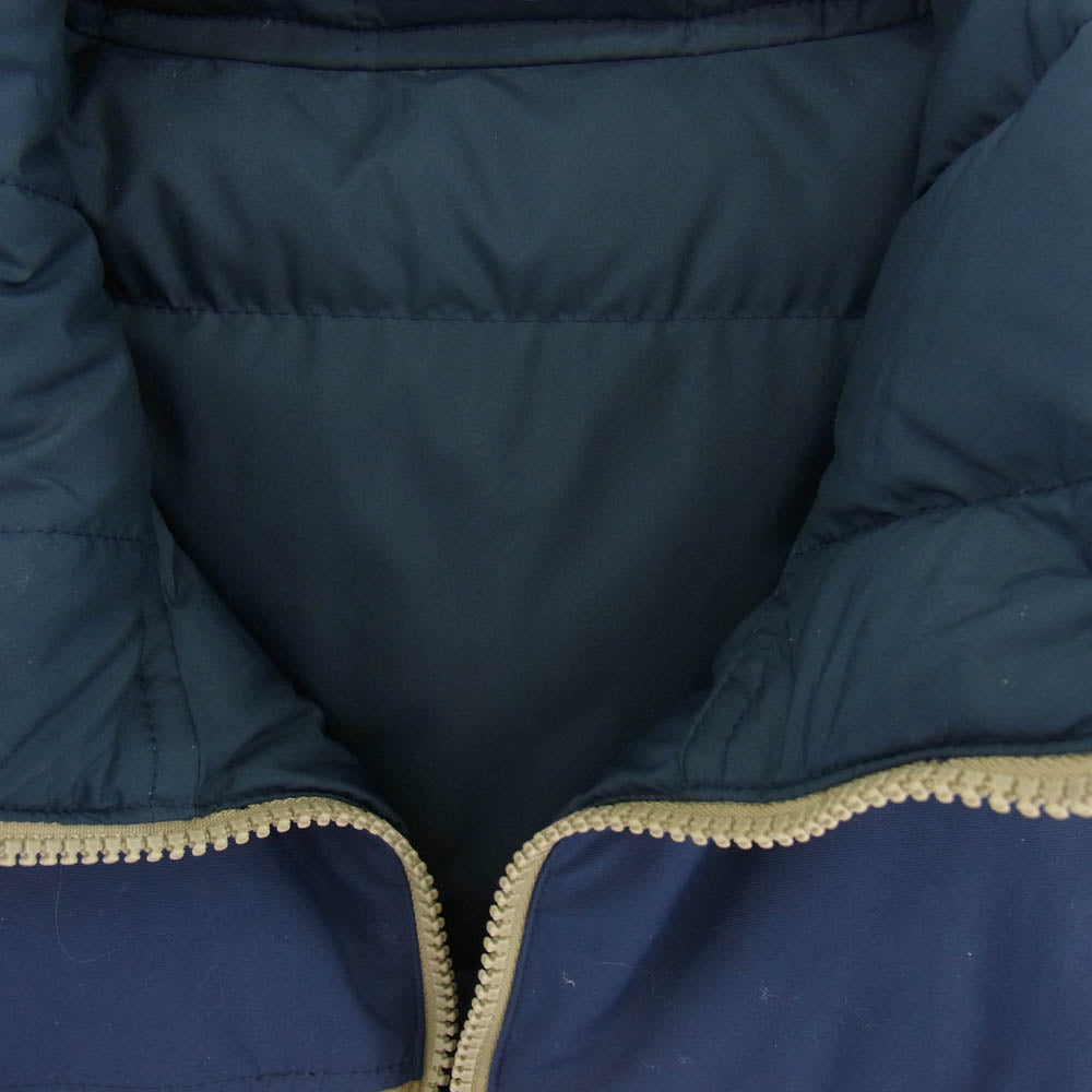 patagonia パタゴニア 17AW 27587 17年製 Reversible Bivy Down Vest リバーシブル ビビー ダウン ベスト ネイビー系 ベージュ系【中古】
