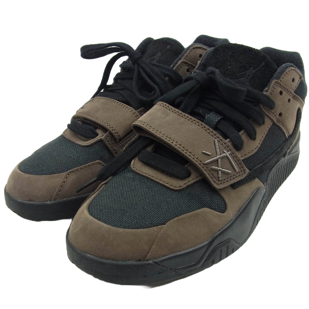 NIKE ナイキ FZ8117-204 × Travis Scott Jordan Jumpman Jack TR CJ1 T-Rexx Black and Dark Mocha トラヴィススコット  ジョーダン ジャンプマンジャック ブラック アンド ダークモカ スニーカー ブラック系 ダークブラウン系 27.5cm【中古】