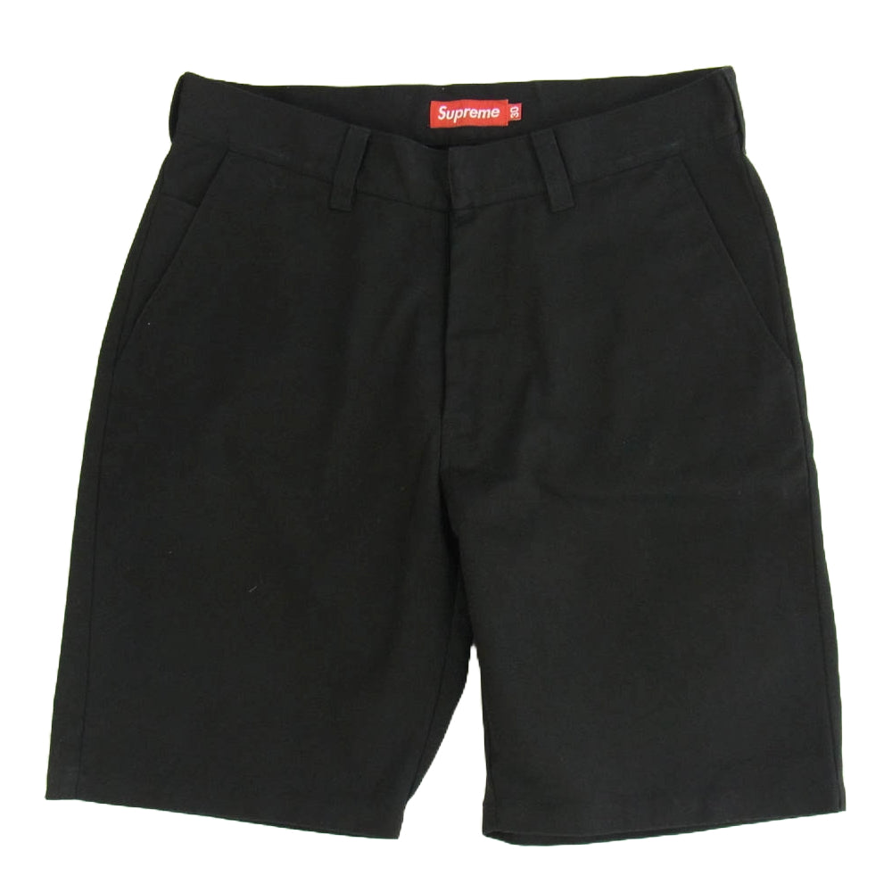 Supreme シュプリーム Work Short ワークショーツ チノ ショート パンツ ブラック系 30【中古】