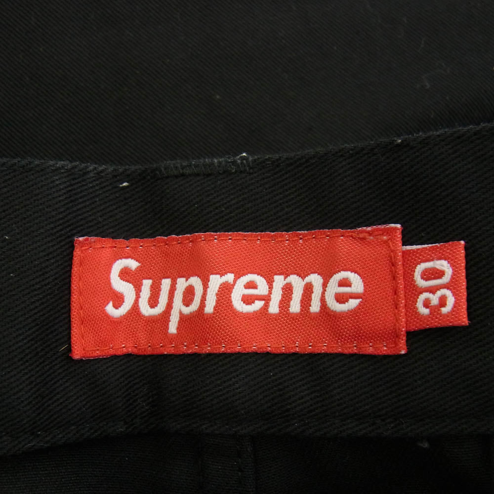 Supreme シュプリーム Work Short ワークショーツ チノ ショート パンツ ブラック系 30【中古】
