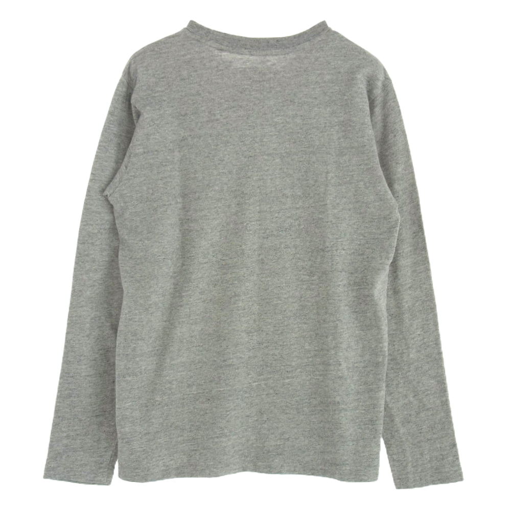 Supreme シュプリーム L/S Pocket Tee ピスタグ 長袖 ロングスリーブ ポケット Tシャツ グレー系 S【中古】