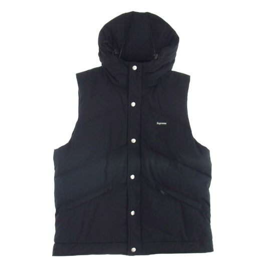 Supreme シュプリーム 12AW Hooded Down Vest ブラック系 M【中古】