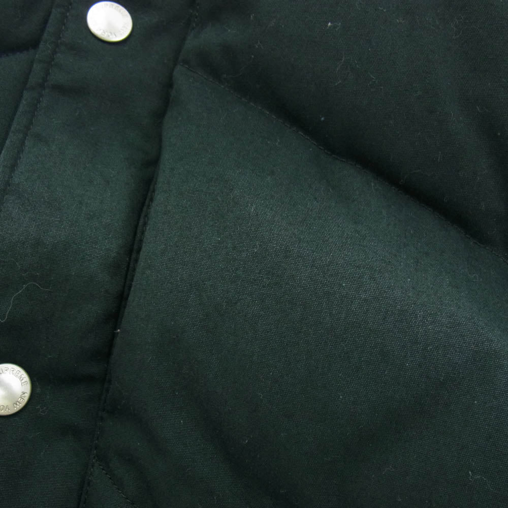 Supreme シュプリーム 12AW Hooded Down Vest ブラック系 M【中古】
