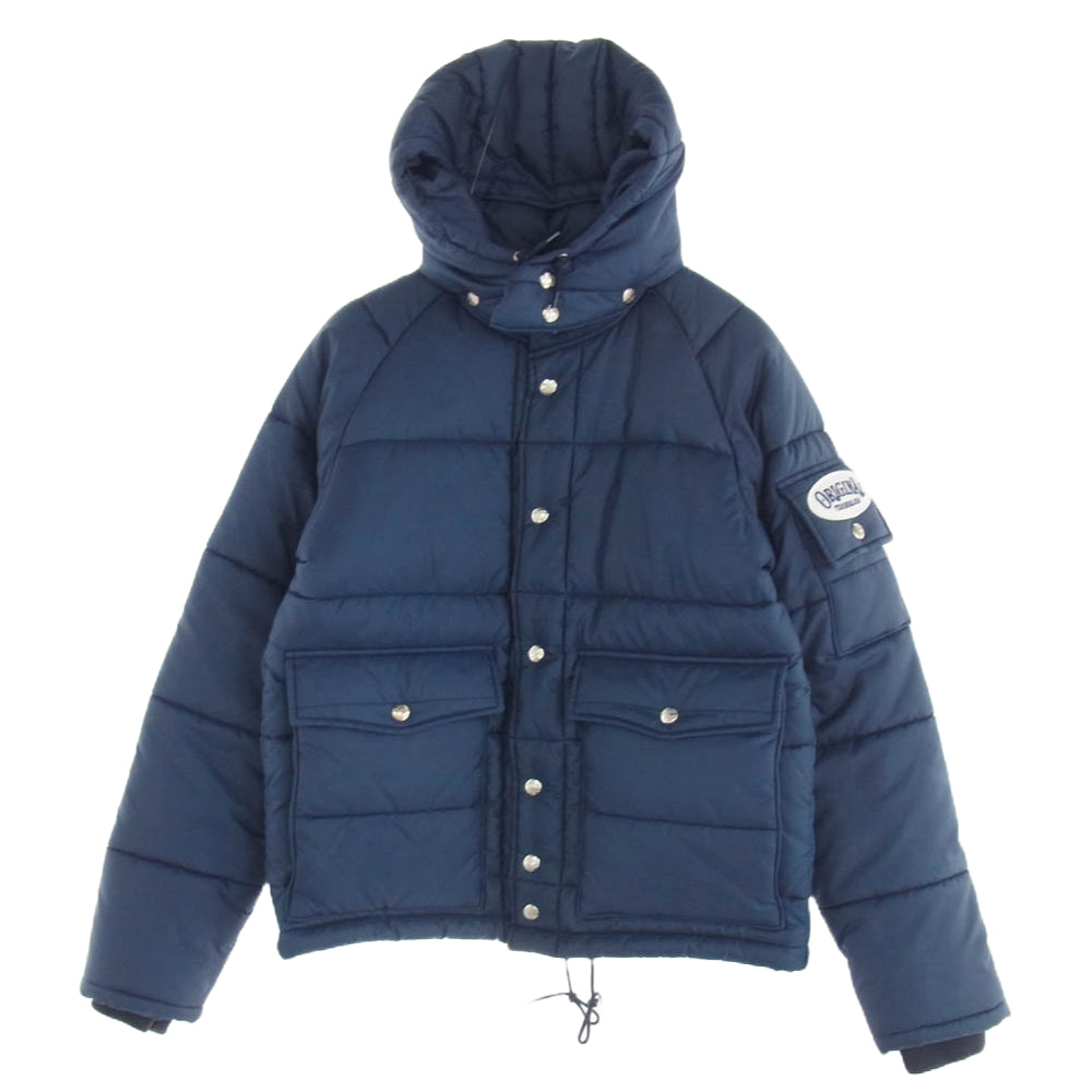 TENDERLOIN テンダーロイン T-NRA JACKET ナイロン パディング ロゴワッペン付 中綿 ジャケット ブルー系 38【中古】