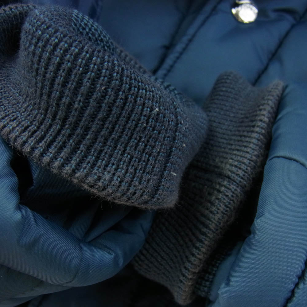 TENDERLOIN テンダーロイン T-NRA JACKET ナイロン パディング ロゴワッペン付 中綿 ジャケット ブルー系 38【中古】