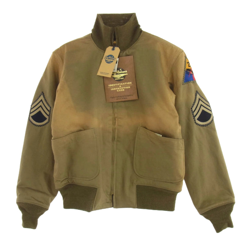 Buzz Rickson's バズリクソンズ BR13113 2nd Aemor Division Type TANK タンカース ジャケット ミリタリージャケット カーキ系 36【中古】
