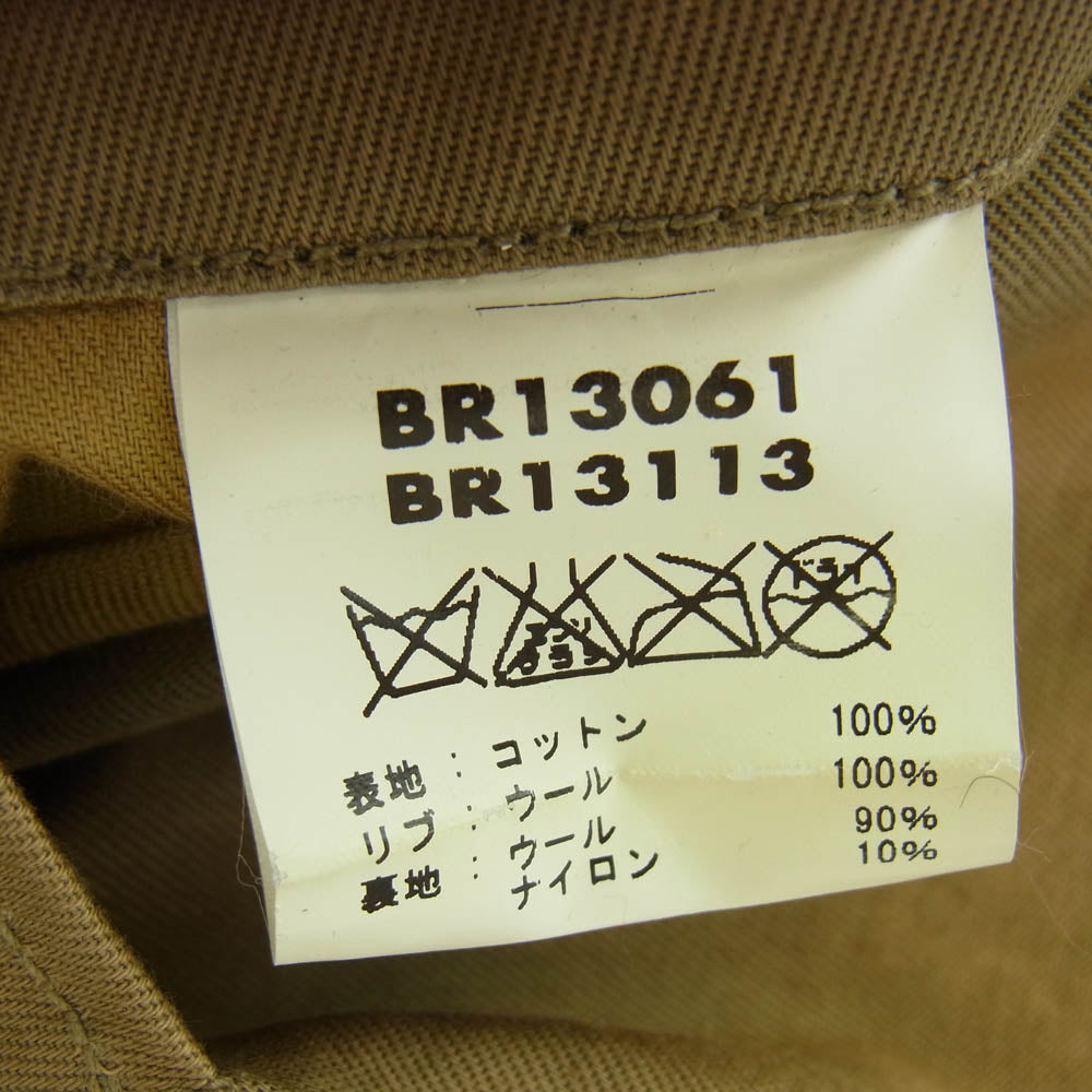 Buzz Rickson's バズリクソンズ BR13113 2nd Aemor Division Type TANK タンカース ジャケット ミリタリージャケット カーキ系 36【中古】