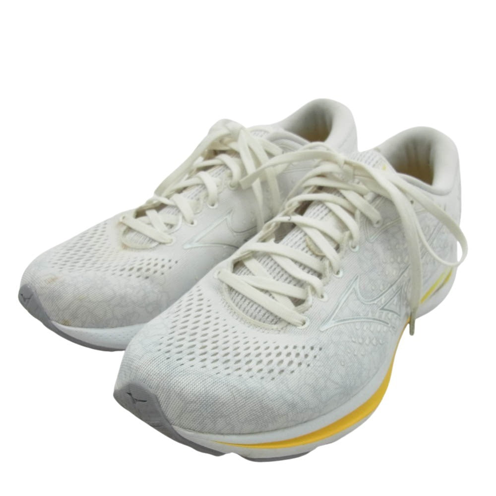 Mizuno ミズノ FLV0821 WAVE RIDER 25 HONOLULU ウェーブライダー 25 ホノルル限定 ランニングシューズ ホワイト系 26.5cm【中古】