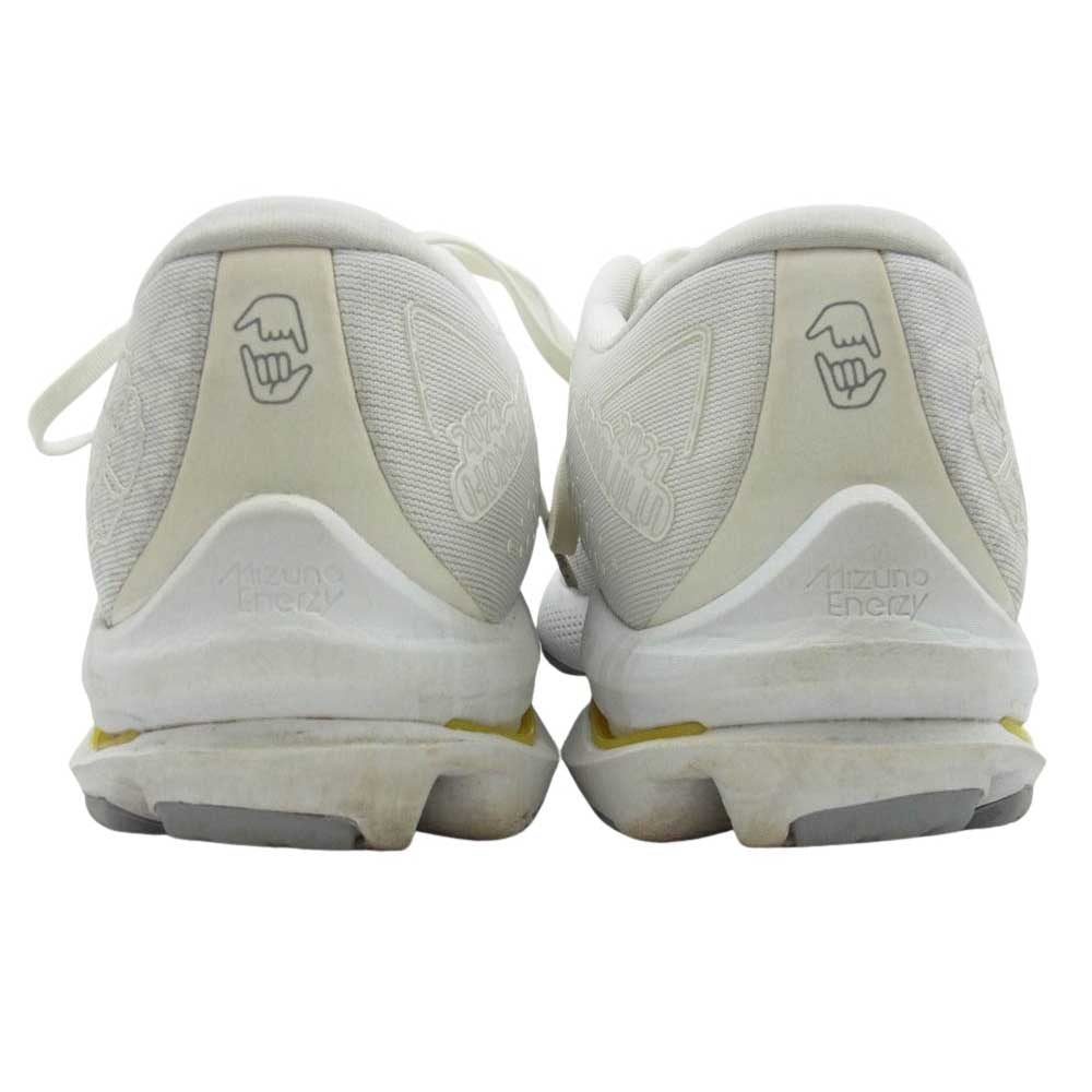 Mizuno ミズノ FLV0821 WAVE RIDER 25 HONOLULU ウェーブライダー 25 ホノルル限定 ランニングシューズ ホワイト系 26.5cm【中古】